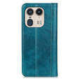 Flipové puzdro pre Motorola Edge 50 Ultra, Split Leather, zelený