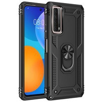 Pancierované obal na mobil pre Huawei P Smart 2021, Nox Case Ring, čierne