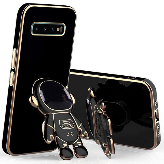 Obal na mobil pre Samsung Galaxy S10 Plus, Astronaut, čierne