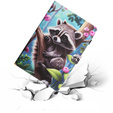 Obal na mobil pre Lenovo Tab P11 Gen 2, raccoon