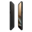 Puzdro Spigen pre Samsung Galaxy A36 5G, Liquid Air, čierne + tvrdené sklo 9H