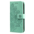 Klapkové puzdro pre Samsung Galaxy A54 5G, Mandala Flower, zelený