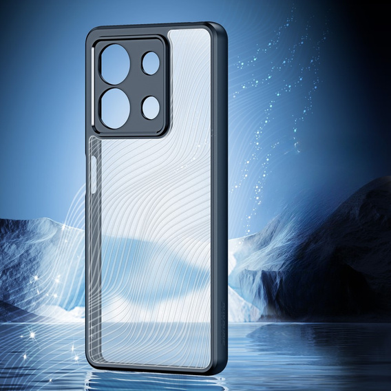 Puzdro DuxDucis pre Xiaomi Redmi Note 13 5G, Aimo case, transparentné / čierne