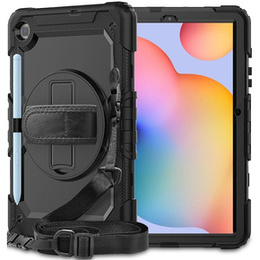 Obrnené puzdro pre Samsung Galaxy Tab S6 Lite 2020 P610/P615 / S6 Lite 2022 10.4, ochranné 360 so slotom na stylus, modré