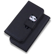 Klapkové puzdro pre Motorola Moto G22, Wallet Panda, čierne