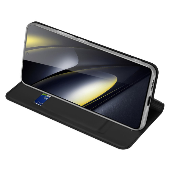 Dux Ducis Obal na mobil pre Xiaomi Poco F6, Skinpro, čierne