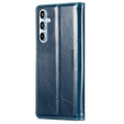 Klapkové puzdro pre Samsung Galaxy A54, ERBORD Waxy Wallet, modré