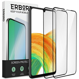 2x tvrdené sklo pre Samsung Galaxy A33 5G, ERBORD 3D pre celý displej