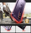 Obrnené puzdro pre Samsung Galaxy S22 Ultra, Dexnor Full Body, fialové