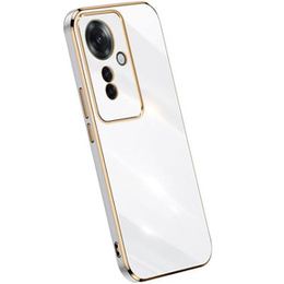Puzdro pre Oppo Reno 11F 5G, Glamour CamShield, biele
