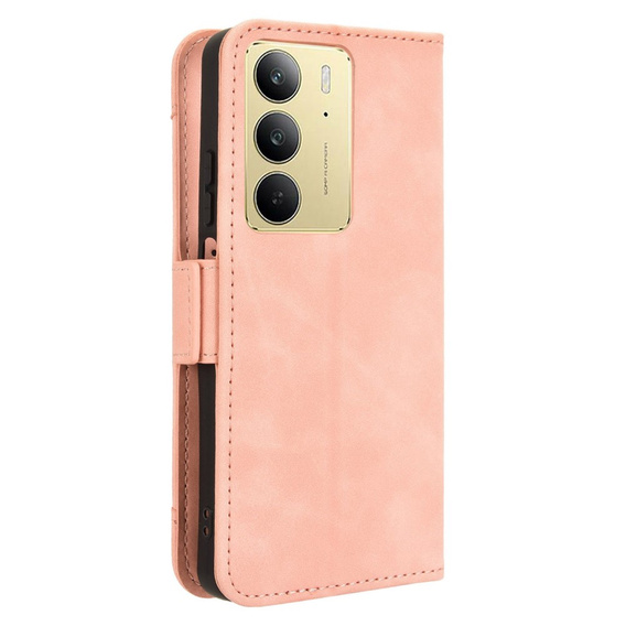 Klapkové puzdro pre Realme 14X / Realme C75, Card Slot, ružové