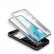Obal na mobil pre Samsung Galaxy S23, CamShield Slide, CamShield Slide, biele / čierne