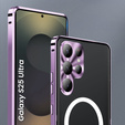 Ochranné puzdro na fotoaparát pre Samsung Galaxy S25 Ultra, CamShield MagSafe, fialové