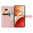 Klapkové puzdro pre Oppo Reno 12FS / 12F, Mandala, ružové rose gold