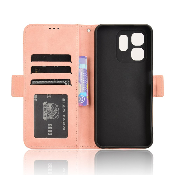 Klapkové puzdro pre Infinix Hot 50i 4G, Card Slot, ružové