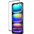3D tvrdené sklo pre Infinix Hot 50 4G, čierny rám