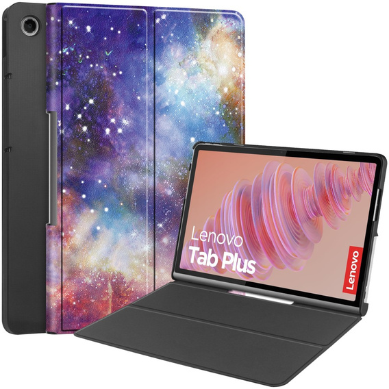 Puzdro pre Lenovo Tab Plus, Smartcase, galaxy