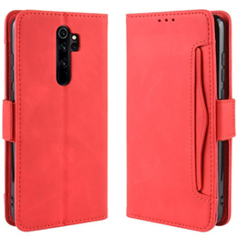 Klapkové puzdro pre Xiaomi Redmi Note 8 Pro, Card Slot, červené