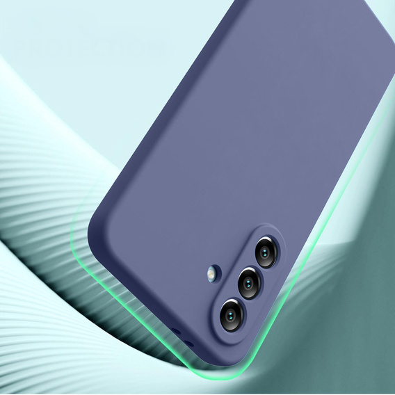Obal na mobil pre Samsung Galaxy A56 5G, Silicone Lite, tmavomodré
