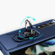 Pancierované obal na mobil pre do Samsung Galaxy Z Fold 4 5G, Nox Case Ring, modré