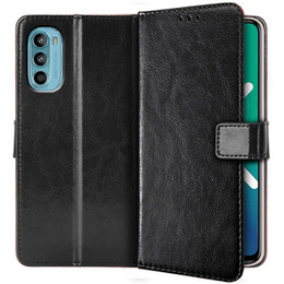 Klapkové puzdro pre Motorola Moto G52 / G82 5G, Crazy Horse Wallet, modré