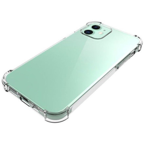 Obal na mobil pre iPhone 12 / 12 Pro, Dropproof, priehľadné