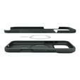 Spigen puzdro pre iPhone 17 Pro, Silicone Fit MagSafe, Abyss Green