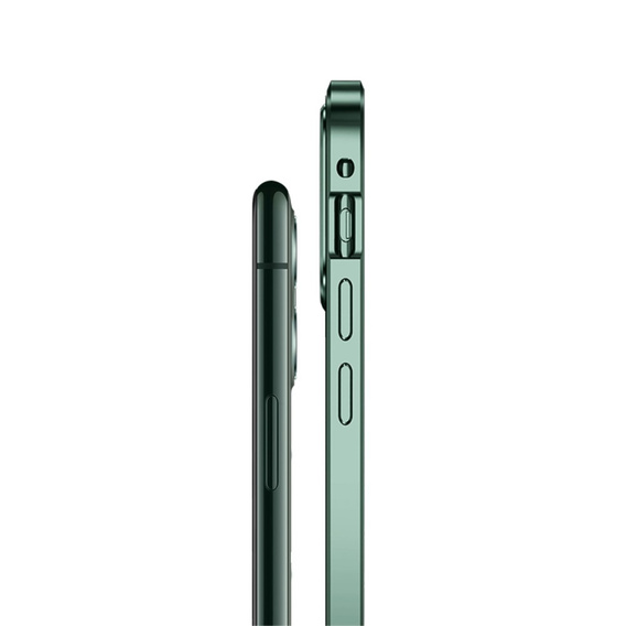 Puzdro pre iPhone 11 Pro, Magnetic Dual Glass, zelený