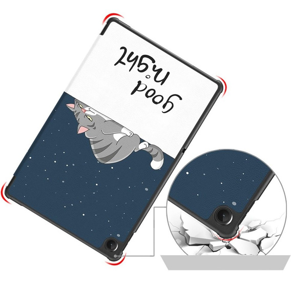 Puzdro pre Lenovo Tab M10 Plus 10.6 TB-125F / TB-128F 3 Gen, Smartcase, sleeping cat