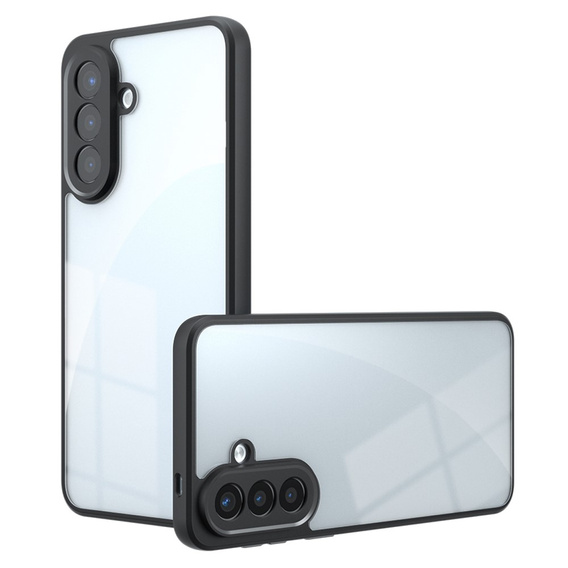 Fusion Hybrid puzdro pre Samsung Galaxy A57 5G, priehľadné/čierne