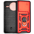 Obal na mobil pre Xiaomi Poco F7 Pro, CamShield Slide, červené