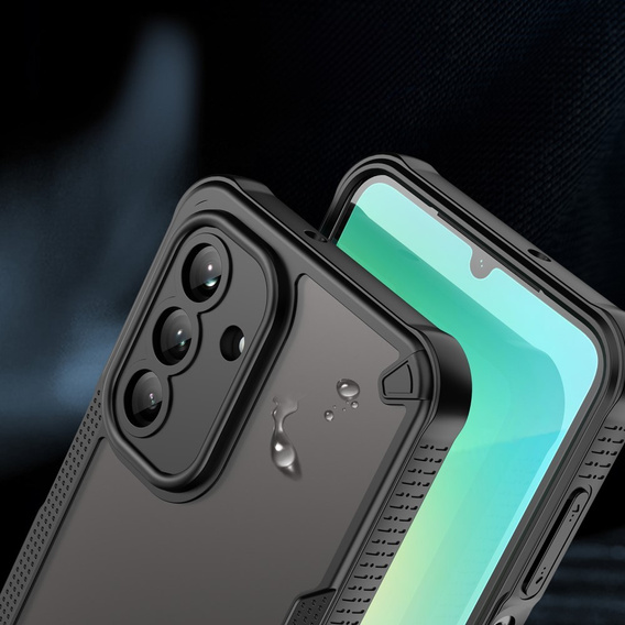 Obal na mobil pre Samsung Galaxy A26, Armor Frosted Case, čierne