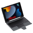 Puzdro + klávesnica iPad 7/8/9 10.2 2019 / 2020 / 2021, NILLKIN Bumper Pen Slot, čierne