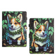 Puzdro pre Lenovo Tab M10 10.1 Gen 3, s chlopňou, corgi dog