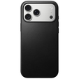 Puzdro Nomad pre iPhone 17 Pro Max, moderné kožené puzdro, čierne