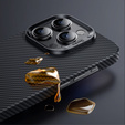 Puzdro BENKS Kevlar pre iPhone 15 Pro Max, pre MagSafe, Carbon Fiber, čierne