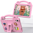 Detské puzdro pre iPad mini 8.3" 2021 (6 gen.) / iPad mini 8.3" 2024 (7 gen.), Cute Patterns, so stojanom, ružové
