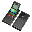 Puzdro pre Samsung Galaxy S25 Ultra, Card Holder Kickstand, čierne