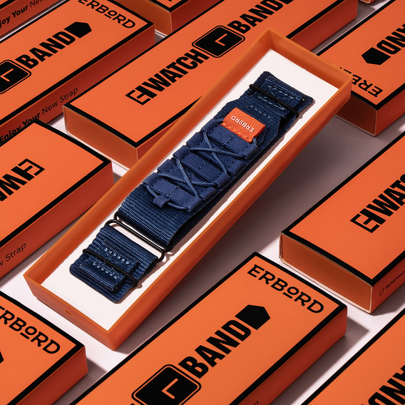 Univerzálny nylonový opasok ERBORD 20mm, modrý