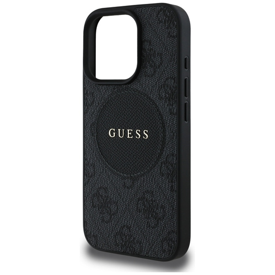 Puzdro Guess 4G Circle s klasickým logom, pre MagSafe pre iPhone 16 Pro
