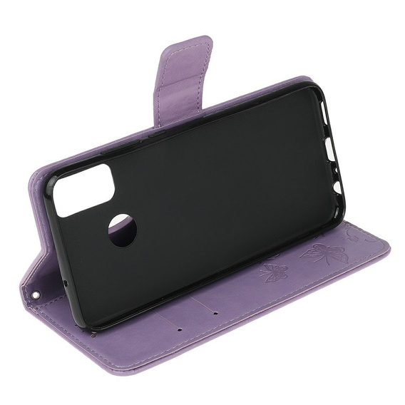 Klapkové puzdro pre Motorola Moto G10 / G30, Butterfly, modré