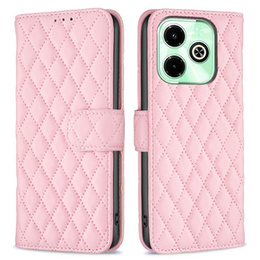 Klapkové puzdro pre Infinix Hot 40i, Wallet, BINFEN COLOR, ružové