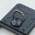 Pancierované obal na mobil pre Samsung Galaxy Z Flip5 5G, Nox Case Ring, čierne
