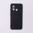 Obal na mobil pre Xiaomi Redmi 12C, Silicone Lite, čierne