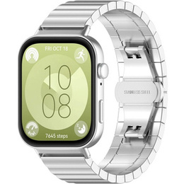 Oceľový náramok pre Huawei Watch Fit 4 / 4 Pro / 3, strieborný