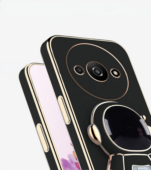 Obal na mobil pre Xiaomi Redmi A3, Astronaut, čierne