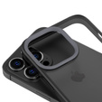 Obal na mobil pre iPhone 13 Pro Max, ERBORD Hybrid Case, čierne