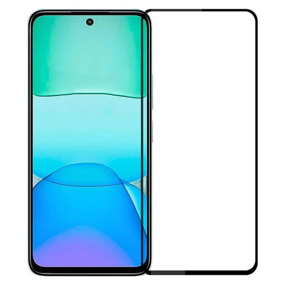 3D tvrdené sklo pre Xiaomi Redmi 13, čierny rám