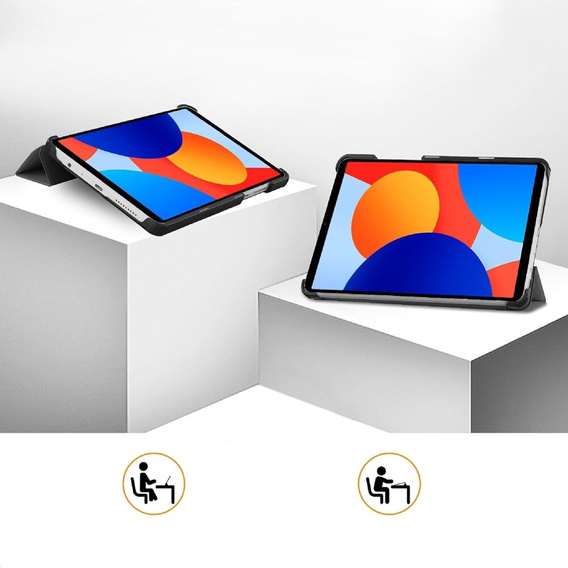 Puzdro pre Xiaomi Redmi Pad SE 8.7, Smartcase, sivé