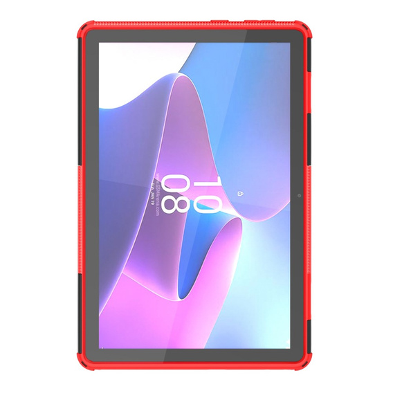 Puzdro pre Lenovo Tab M10 10.1 Gen 3, Tire Armor, čierna / červená